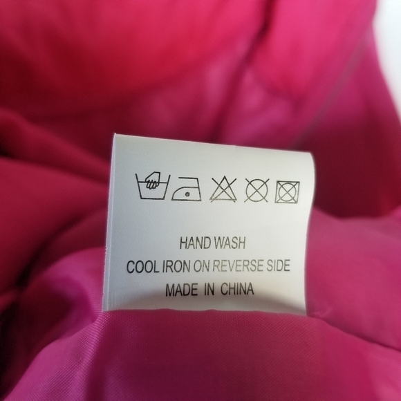 NWT TFNC London Minnie Strapless Hot Pink Dress Size Medium - Picture 9 of 12